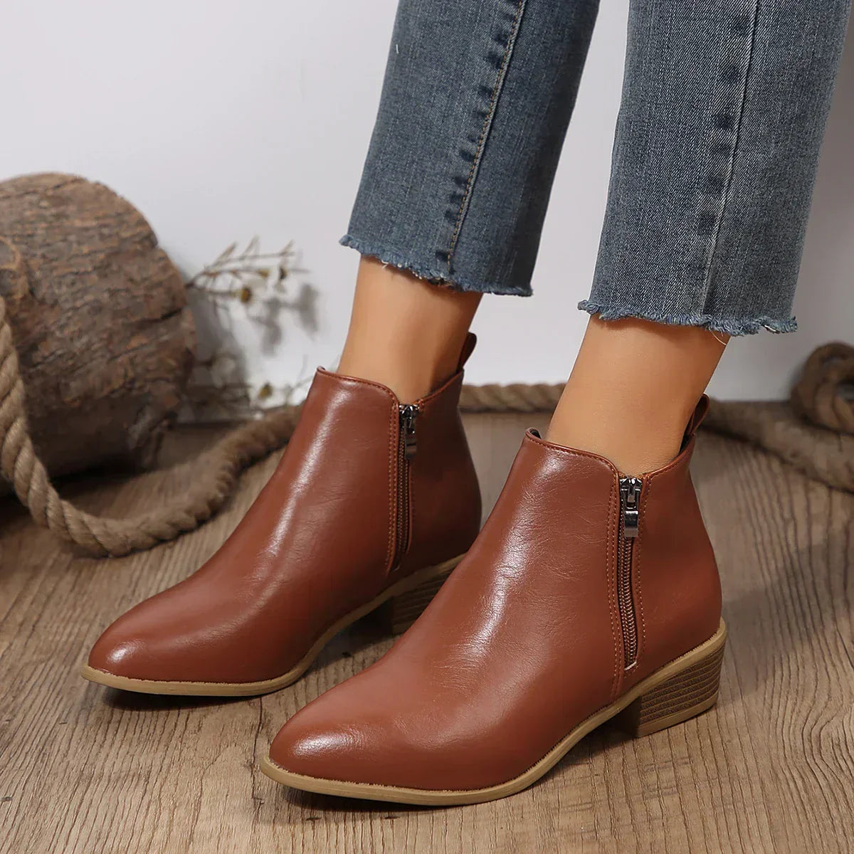Produktbild – Mey – Bekväma Ortopediska Ankelboots