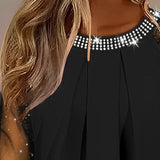 Nina | Elegant stickad topp med paljetter
