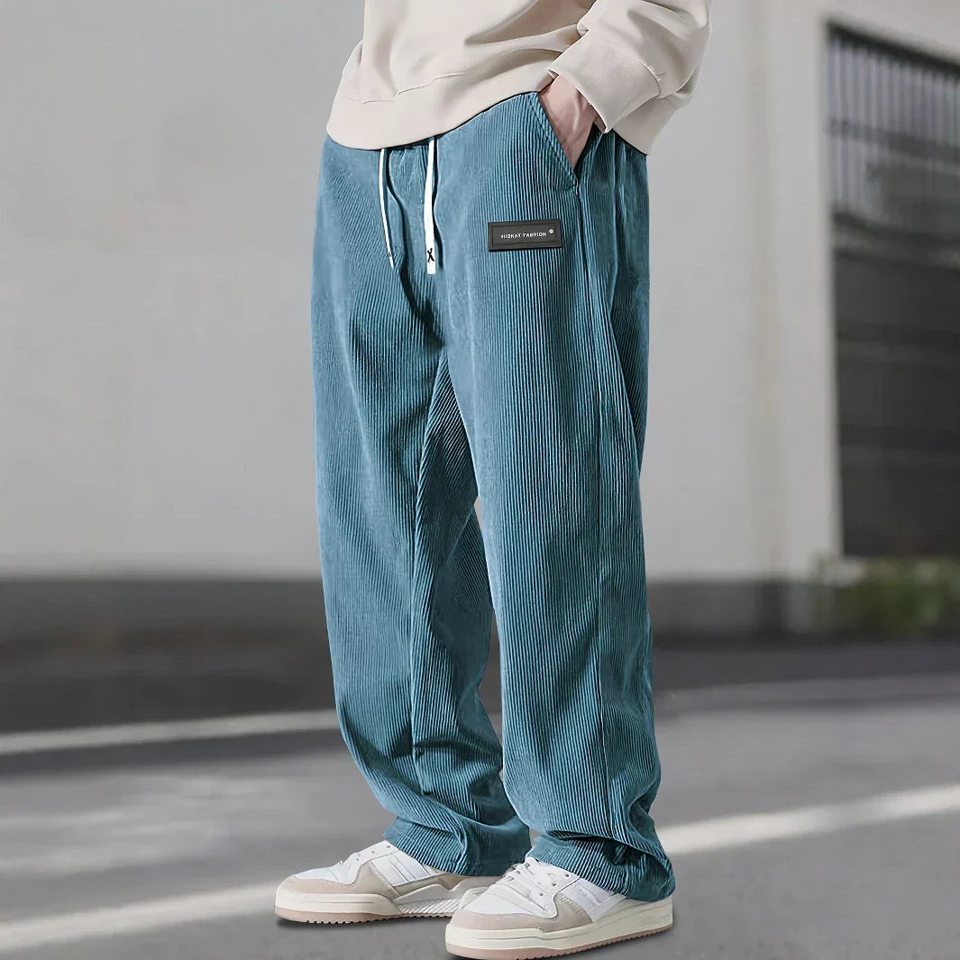 Mjuka manchesterbyxor med stretch