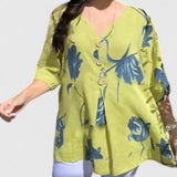 Produktbild – Isabel – Elegant blommig blus