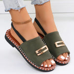 Produktbild – Gianna – Ortopediska Sandaler Med Kilklack