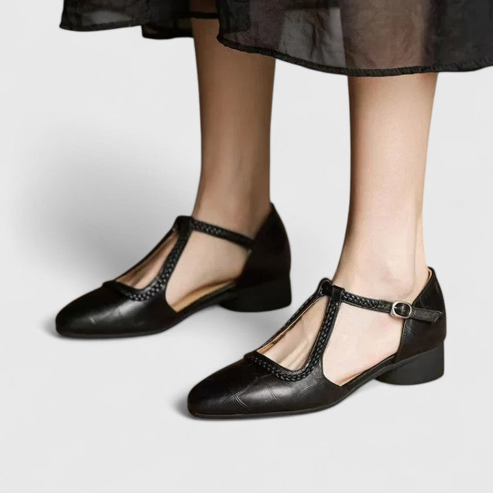 Produktbild – Delphine – Elegant platta sandaler