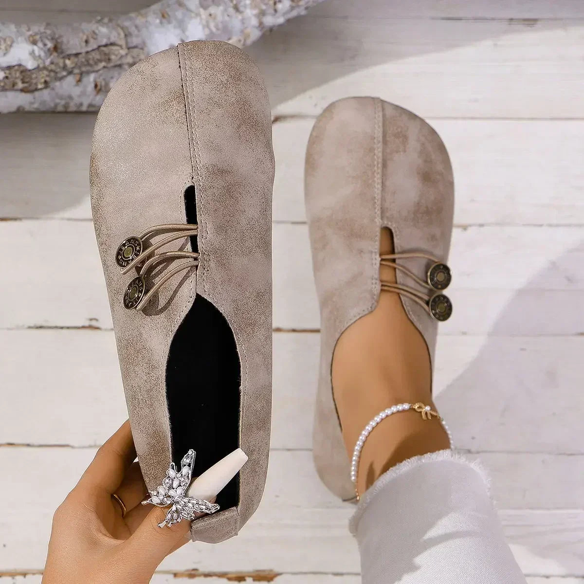 Produktbild – Jaimy – Mjuka Mocka Dam Loafers