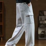 Fodrade cargobyxor i fleece