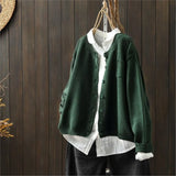 Margot | Ribbstickad cardigan med rund hals