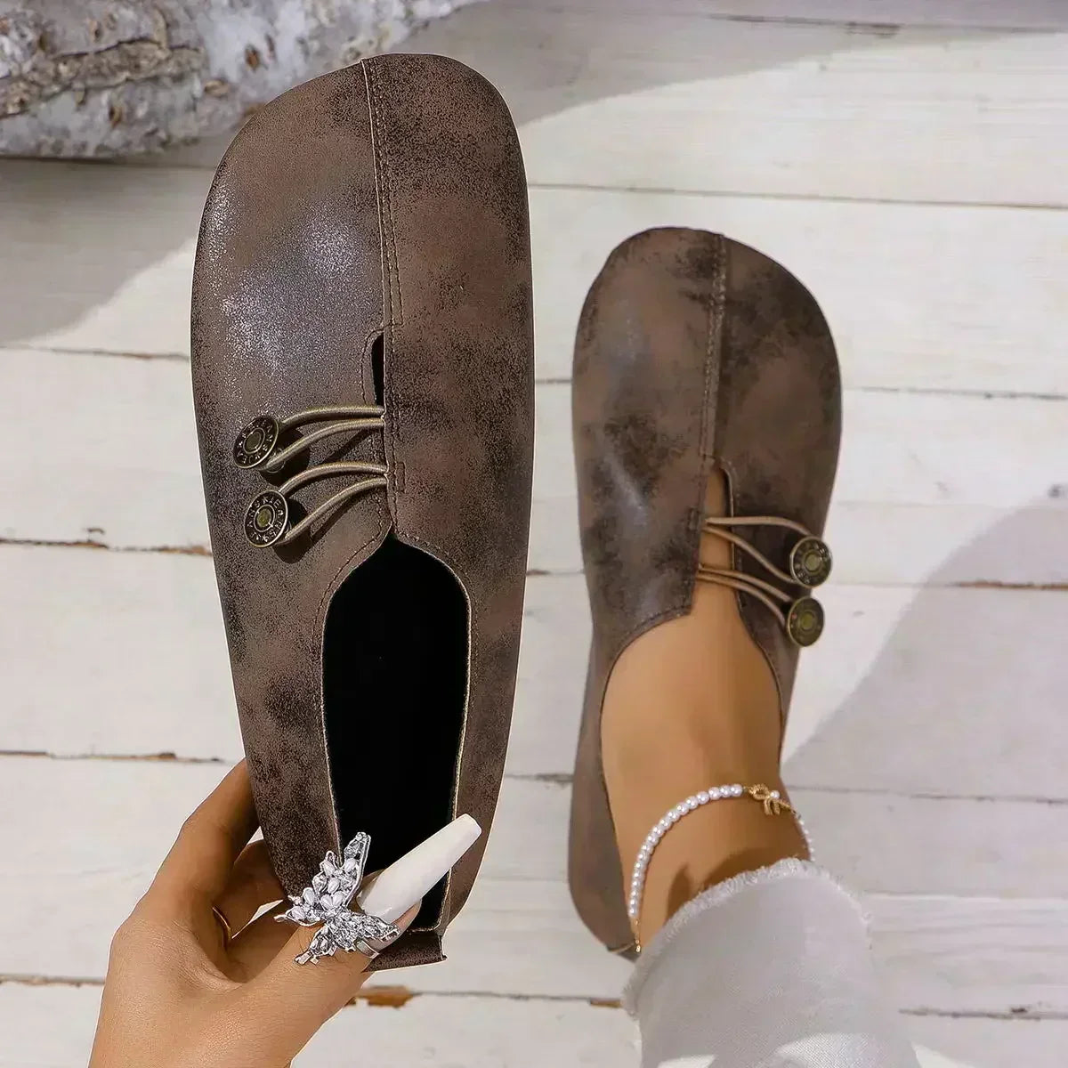 Produktbild – Jaimy – Mjuka Mocka Dam Loafers