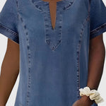 Produktbild – Christine – Elegant Denim Klänning
