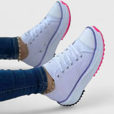 Produktbild – Kelly – Dam Sneakers med Snörning för Komfort Hela Dagen
