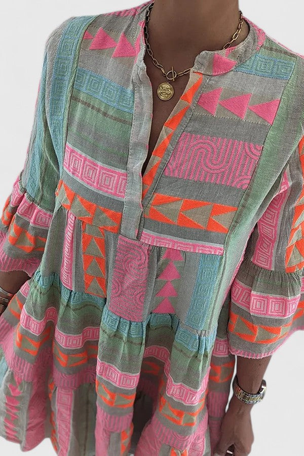 Produktbild – Gisara – Bekväm Boho Klänning