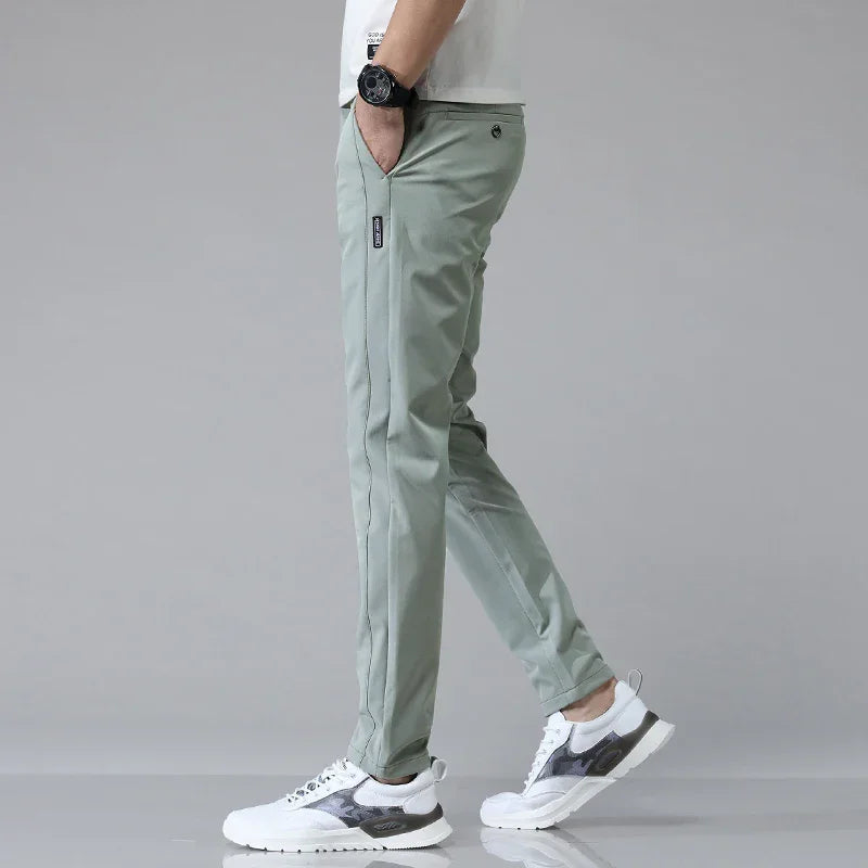 Ultralätta slim fit-byxor för sommar och sport