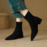 Anouk | Bekväma ankelboots med blockklack