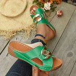 Produktbild – Lina – Ortopediska kilklack sandaler