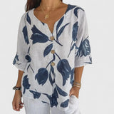 Produktbild – Isabel – Elegant blommig blus