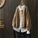Margot | Ribbstickad cardigan med rund hals