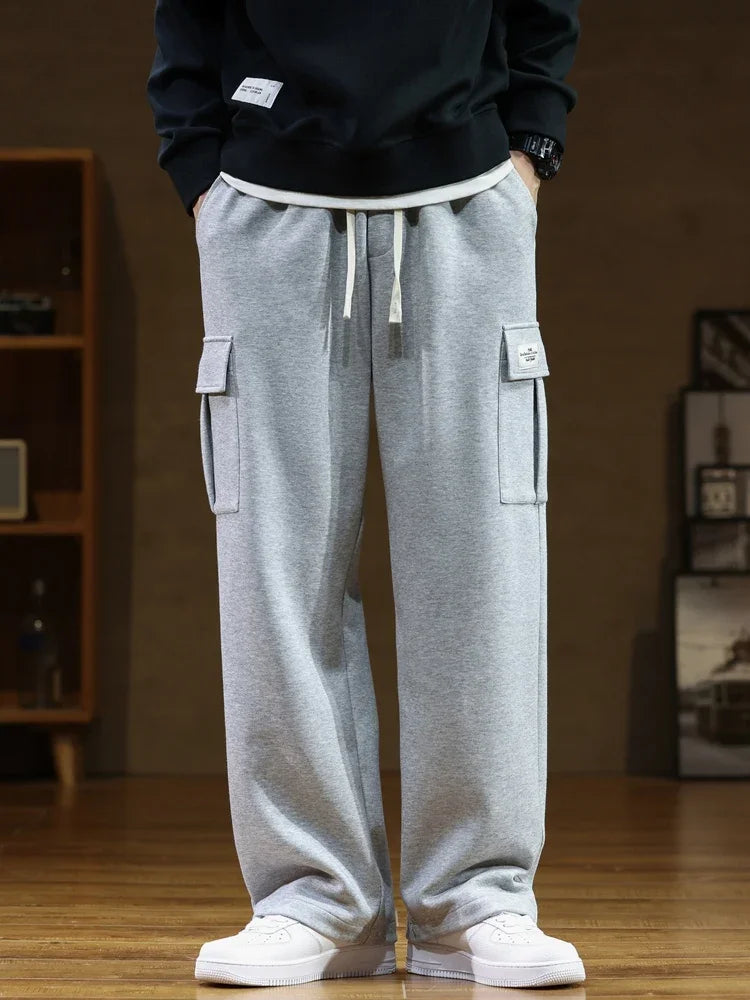 Fodrade cargobyxor i fleece