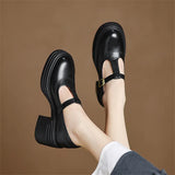 Claire | Retro pumps med bred klack