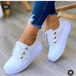 Produktbild – Serena – Ortopediska Platåsneakers Med Rund Tå