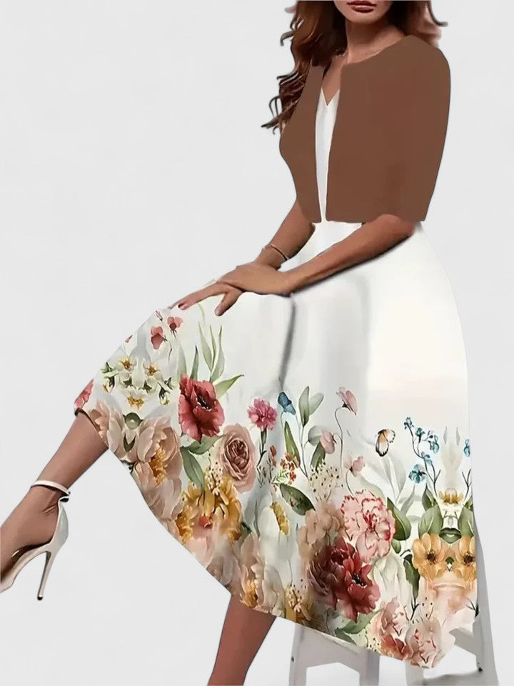 Produktbild – Chantal – Elegant Midi Klänning