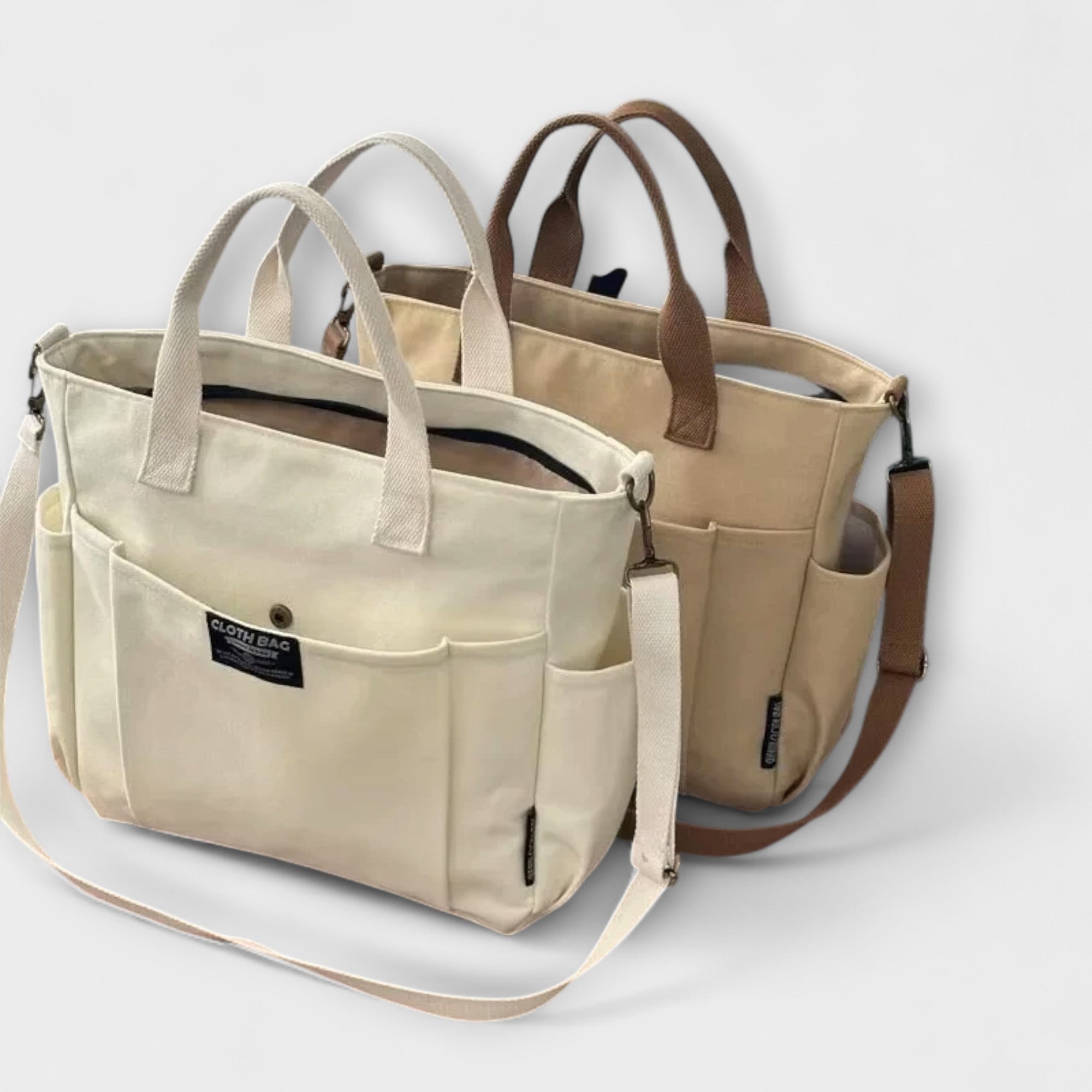 Produktbild – Olivia – Minimalistisk Tygkasse I Canvas