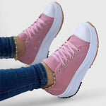 Produktbild – Kelly – Dam Sneakers med Snörning för Komfort Hela Dagen