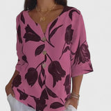 Produktbild – Isabel – Elegant blommig blus