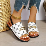 Produktbild – Gianna – Ortopediska Sandaler Med Kilklack