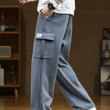 Fodrade cargobyxor i fleece