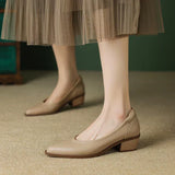 Catherine | Mjuka pumps med mellanhög klack