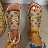 Produktbild – Gianna – Ortopediska Sandaler Med Kilklack