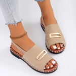 Produktbild – Gianna – Ortopediska Sandaler Med Kilklack