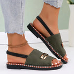 Produktbild – Gianna – Ortopediska Sandaler Med Kilklack