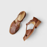 Manon | Stängda sandaler med T-rem