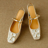 Chloé | Blommiga slingback-pumps