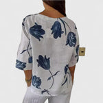Produktbild – Isabel – Elegant blommig blus