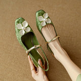 Chloé | Blommiga slingback-pumps