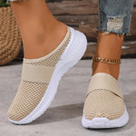 Nicole | Ventilerande slip-on-sneakers i mesh