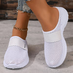 Nicole | Ventilerande slip-on-sneakers i mesh