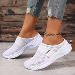 Nicole | Ventilerande slip-on-sneakers i mesh