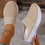 Nicole | Ventilerande slip-on-sneakers i mesh