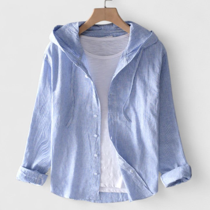 Produktbild – Demi – Elegant med huva blus