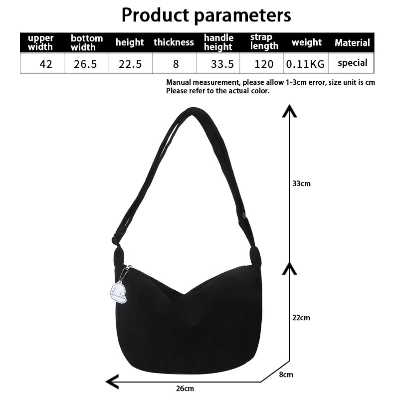 Produktbild – Cordura Axelväskor För Kvinnor