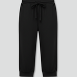 Produktbild – Audrey – Dam Capri Byxor med Dragsko i Midjan och Sidofickor