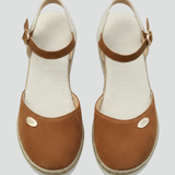 Produktbild – Maya – Espadrillsandaler Med Sluten Tå Och Slingback-rem För Dam