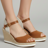 Produktbild – Maya – Espadrillsandaler Med Sluten Tå Och Slingback-rem För Dam