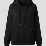 Produktbild – Eleanor – Damhoodie med dragsko och framfickor