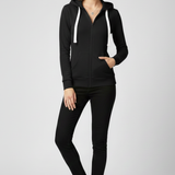 Produktbild – Grace – Dam Hoodie med Framlåset och Kängurufickor