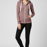 Produktbild – Grace – Dam Hoodie med Framlåset och Kängurufickor