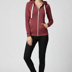 Produktbild – Grace – Dam Hoodie med Framlåset och Kängurufickor
