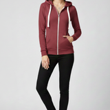 Produktbild – Grace – Dam Hoodie med Framlåset och Kängurufickor