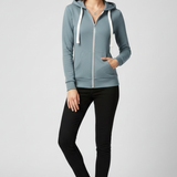 Produktbild – Grace – Dam Hoodie med Framlåset och Kängurufickor
